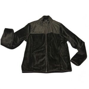 Women’s Black Lightweight Zip Teddy Jacket. “Emily B.”